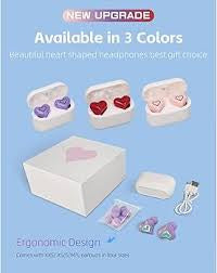 Wireless Light-Up Heart Headphones